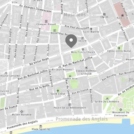 Riviera - Grimaldi Promenade Des - Espace Victor Hugo - Charm&quiet Superior Studio Ac - Few Minutes Beach&place Masséna * Nizza